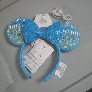 Disney Blue Sequin Bow Ears